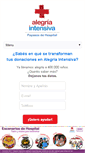 Mobile Screenshot of alegriaintensiva.org.ar